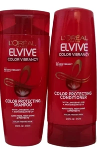 Lot of 2 L’Oreal Paris Elvive COLOR VIBRANCY Shampoo & Conditioner 12.6oz Each - Picture 1 of 2