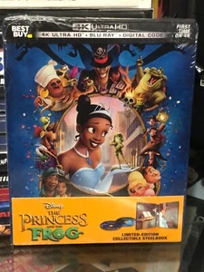 The Princess and the Frog (Limited Edition Steelbook) 4K UHD + Blu-ray + Digital - Picture 1 of 7