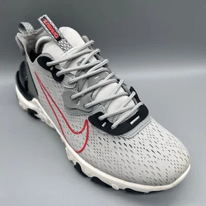 Nike React Vision D/MS/X Gris Gog Team Naranja DR8611-001 Hombres Reino Unido 9 Entrenadores - Imagen 1 de 9