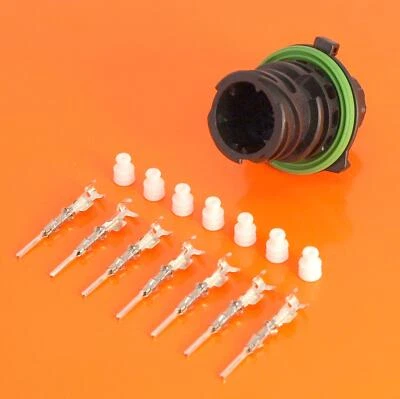Genuine TE Connectivity 7 Pin Twist Lock Male Plug DIN Connector Kit 1718230-1 - Image 1 of 4