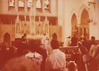 Vintage Found Photo - 1975 - Big Beautiful Wedding Inside A Cathedral In Ireland