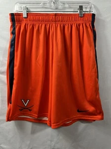 Nike Dri Fit Virginia Cavalier Shorts Men's Size Large Orange NWOT! - Picture 1 of 4