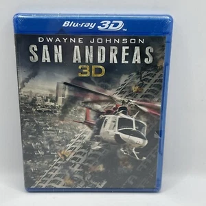 San Andreas Blu-ray 3D and 2D Blu-ray DVD Combo Dwayne Johnson NEW SEALED - Picture 1 of 4