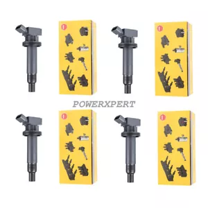 4 Pcs OEM NGK Ignition Coils 90080-19015 For Toyota Corolla Matrix Celica 1.8 - Picture 1 of 6