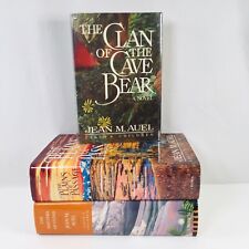 Jean M. Auel Lot of 3  HC w/DJ   Clan of the Cave Bear Series Books 1, 3 & 5