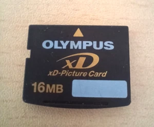 Olympus 16MB xD Picture Card For All XD Cameras Memory Card Type S - Tested - Picture 1 of 2