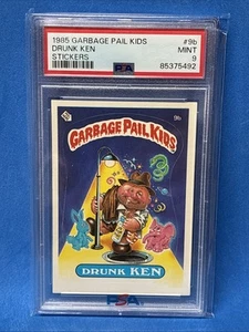 1985 Garbage Pail Kids GPK Psa 9 MATTE 9b DRUNK KEN MT Mint OS1 Series 1 🔥 - Picture 1 of 2