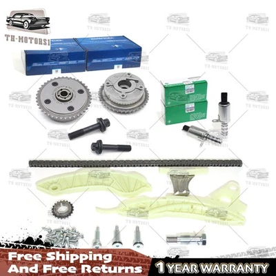 Timing Chain Kit VVT Sprockets Solenoid Fit For 2007-2016 Mini Cooper 1.6L L4 - Image 1 of 4
