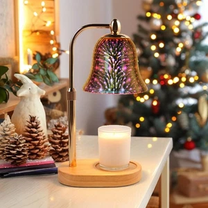 Candle Warmer Lamp with Timer Dimmer Adjustable Height Electric Wax Warmer La... - Picture 1 of 8