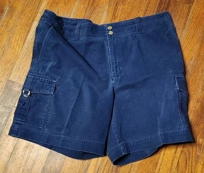 Pantalones Cortos Carga Lauren Ralph Lauren Azul Marino Talla 16 Mujer 38X8 Algodón  Foto 1 de 4