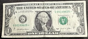 2021 Chicago $1 Bill Star Note ⭐️ Low Sum Lucky 23 Three Of A Kind 0’s Fancy... - Picture 1 of 2