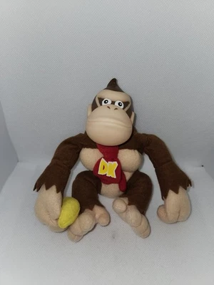 ToySite 1999 Donkey Kong 6" Peluche Nintendo N64 BeanBag Cabezal Plástico  Foto 1 de 3