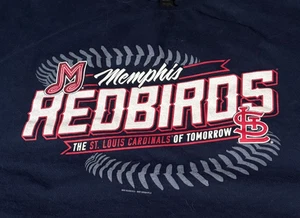 Memphis Redbirds (AAA of the St. Louis Cardinals) Short Sleeve T-shirt - 3XL - Picture 1 of 2