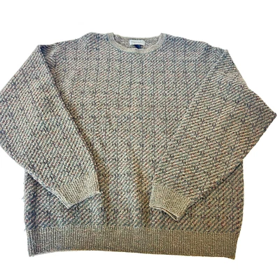 Suéter De Colección Años 80 Tricots St Raphael Para Hombres XL Geométrico Hecho en EE. UU. Hecho en Unión Foto 1 de 4