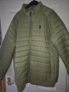 Mens US Polo Assn. Quilted Padded Puffer Jacket - Picture 1 of 6