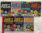 Lot of 7 Dell Official Variety Puzzle Books New Unsolved Rtl $34+
