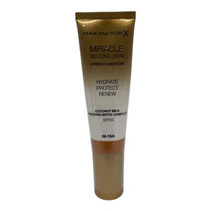 Max Factor Miracle Second Skin Hybrid Foundation, 30ml - 09 Tan - Bild 1 von 2