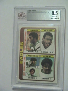 1978 Topps Harold Carmichael Herm Edwards Philadelphia Eagles BGS 8.5 NM-MT+ - Picture 1 of 2