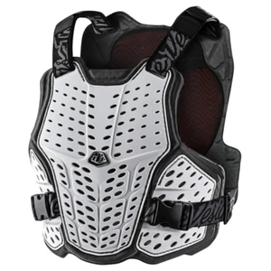 2024 Troy Lee Designs Motocross Rockfight CE Flex Chest Protector White Adults - Picture 1 of 3