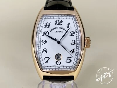 *Rare* Franck Muller 18K RG Cintree Curvex Vintage White Dial Watch 8880 w/ BP - Image 1 of 4