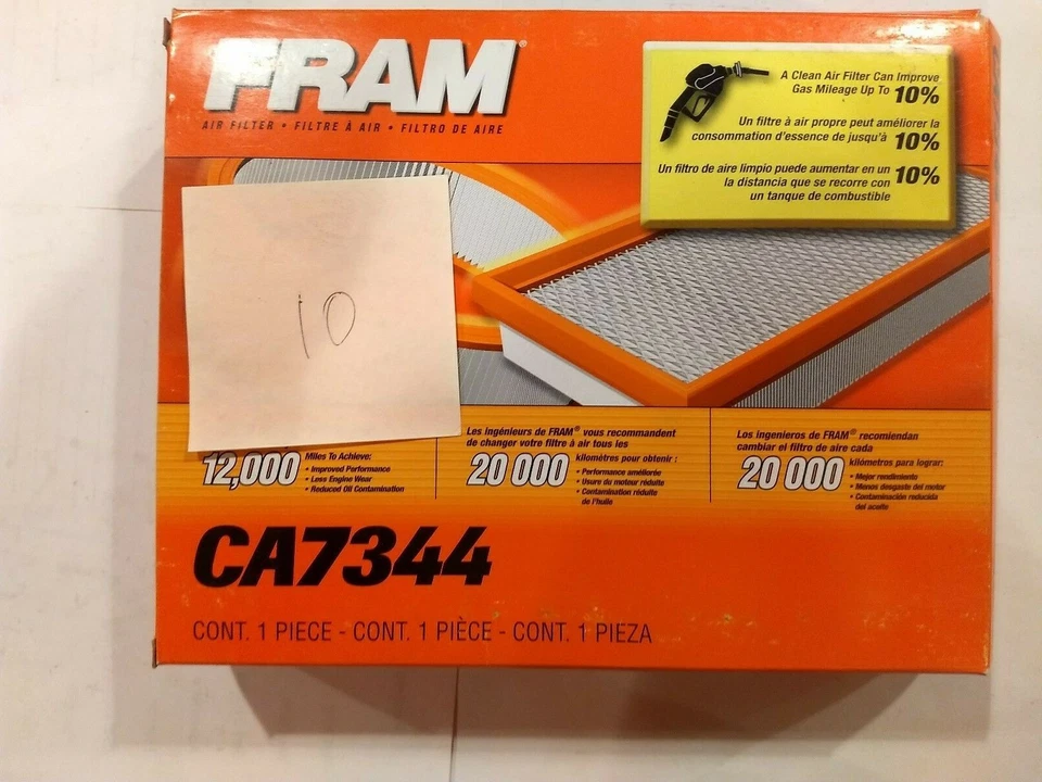 Filtro de aire Fram CA7344 ENVÍO GRATUITO Foto 1 de 1