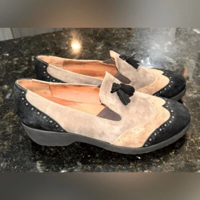 Oxford Gentle Souls Briminee “9.5” retro, cuero/gamuza Quiet Luxury, universitario Foto 1 de 4