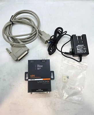 Lantronix UDS1100002-01 Device Server  FAST FREE SHIPPING b - Image 1 of 4