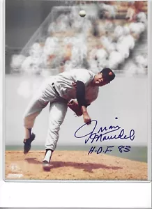JUAN MARICHAL Autographed 8 x 10 photo (SF Giants) "Hall of Fame" with COA! - Picture 1 of 2