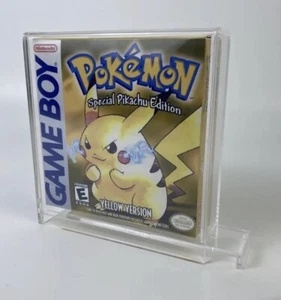 Game Boy Game Acrílico Pantalla Estuche de Espectáculo, Nintendo Caja Juegos Protegidos UV - Imagen 1 de 4