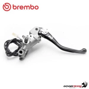 Brembo front radial titanium brake pump PR 18x18 with adjustable black lever - Picture 1 of 10