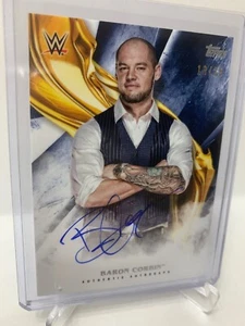 2019 TOPPS WWE UNDISPUTED BARON CORBIN AUTO BLUE /25 - Picture 1 of 7