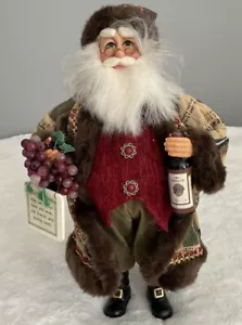Karen Didion Crakewood Collection Santa Merlot Wein/Trauben Figur 18 Zoll - Bild 1 von 14