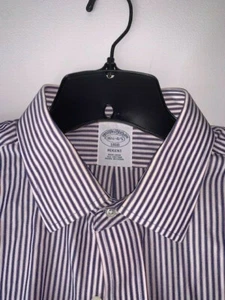 Camisa Brooks Brothers Manga Larga, 100% Algodón, Oferta $15.99 Perfecto Estado - Imagen 1 de 5
