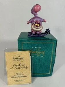 Walt Disney Classic Collection Twas Brillig Cheshire Cat Alice In Wonderland COA - Picture 1 of 12