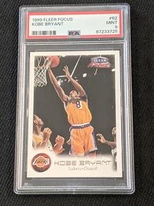 1999 Fleer Focus Kobe Bryant PSA 9 Mint #62 Lakers Black Mamba HOF - Picture 1 of 5