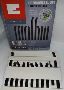Einhell Drehmeissel Set 11-tlg. NEU Drehmeißel Metall Drehbank Drehmaschine B-W - Bild 1 von 4