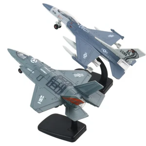 1:72 F-35 F16 F-18 SU35 Fighter Army Fighter Jet Diecast Plane Model with Stand - Picture 1 of 19