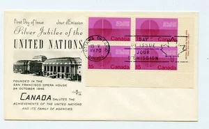 Canada FDC #514 PL BL LR Energy Unification RoseCraft Cachet 1970 UA 98-2 - Bild 1 von 1