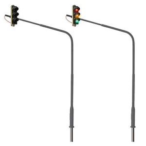 Evemodel HO Scale Traffic Light Block Hanging Signal for Model Layout Pack of 2 - Picture 1 of 9