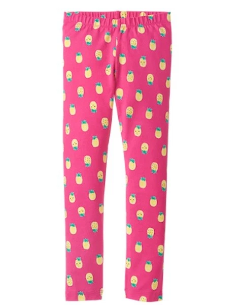 NWT Gymboree Girl Leggings Pineapple Everyday Playwear kid and toddler sizes - Image 1 of 1