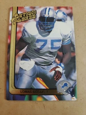 Lomas Brown 1991 Action Packed Lions #72  *F517* - Image 1 of 2