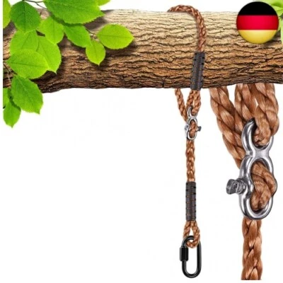 SELEWARE Schaukel Befestigung, Hängematte Hängesessel Schaukel Befestigung Balken (Hält 5