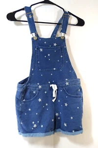 JUSTICE Girls 8 knit star shortall overalls - Picture 1 of 4