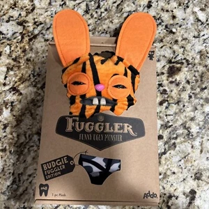 Fuggler Budgie edition- Rabbid Rabbit Tiger print- 9in plushie- ugly Monster #40 - Picture 1 of 5