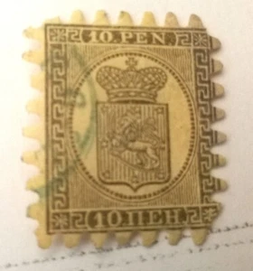 Finland post stamp-1866/1874-Scott nº 8 - Picture 1 of 2