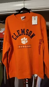 CHAMPION CLEMSON TIGERS LONG SLEEVE SWEAT SHIRT EXTRA LARGE NET WITH TAGS - Picture 1 of 3