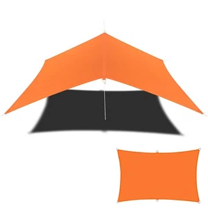 Waterproof Sun Shade Sail UV Block Shade Canopy Outdoor Patio Awning w/ Point - Picture 1 of 57