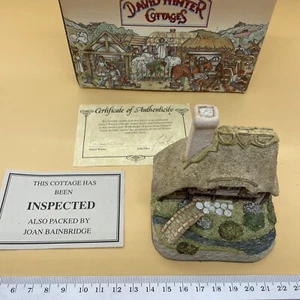 David Winter Cottage “Crystal COttage" In Box John Hine 1993 - Imagen 1 de 12