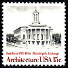 USA czysty MNH Strickland Architekt Philadelphia Exchange Nasdaq Giełda / 425