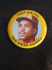 1984 Fun Foods Baseball Button Pin #29 Tony Gwynn San Diego Padres HOF MLB CC1 - Picture 1 of 2